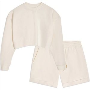 WeWoreWhat Sweatshirt and Shorts Set